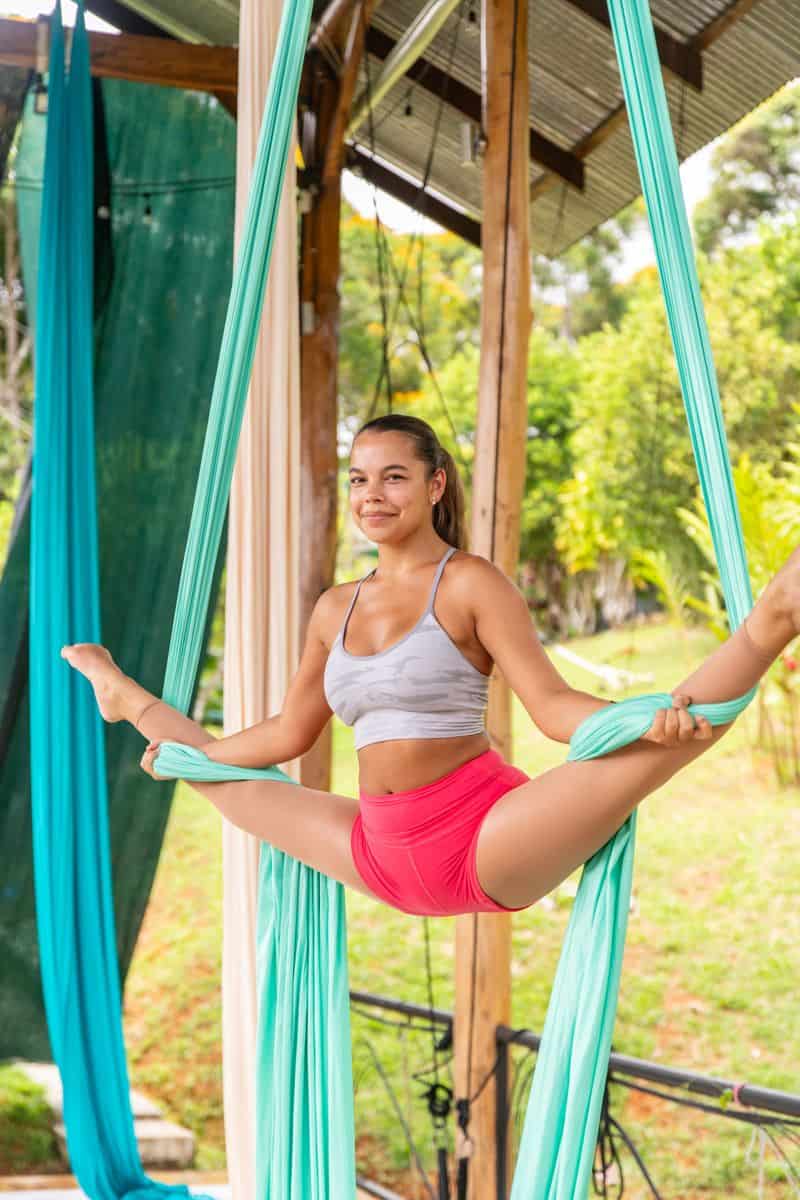 Aerial retreat photography at Airborne Arts Costa Rica